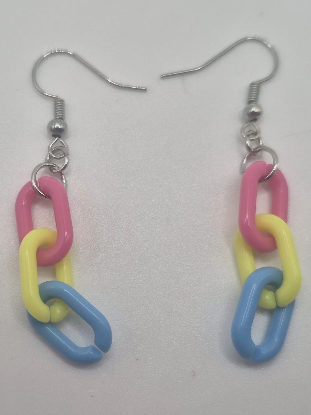 Pansexual Chain Earrings